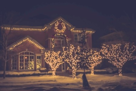 Christmas light installations